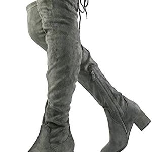 DREAM PAIRS Women's Over The Knee Thigh High Chunk